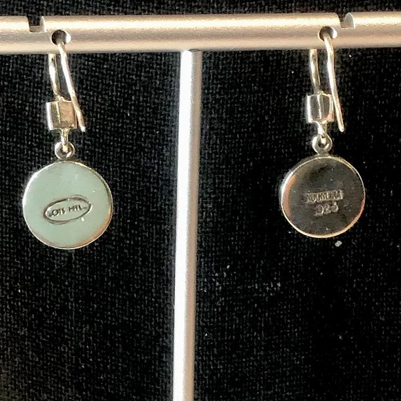 LOIS HILL Yin Yang Granulated Cutout Sterling Silver Oxidized Drop Earrings